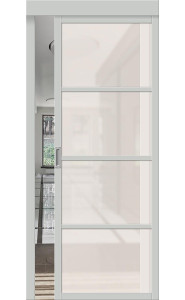 Межкомнатная дверь Твигги-11.3, со стеклом, цвет Grey Silk